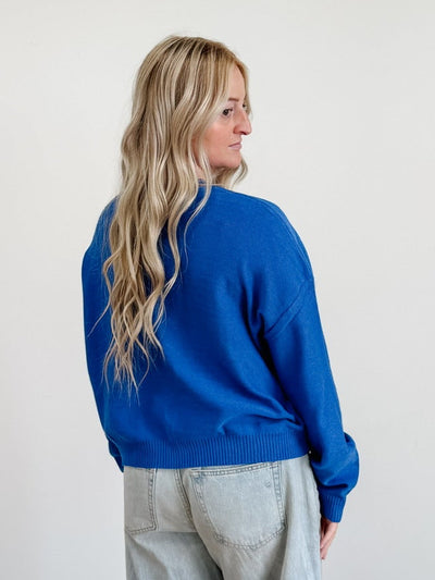 Hilary Henley Button-Up Sweater