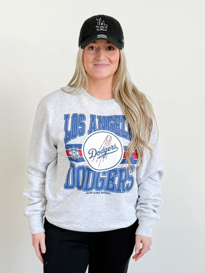 MLB LA Dodgers Headline Crew Sweatshirt