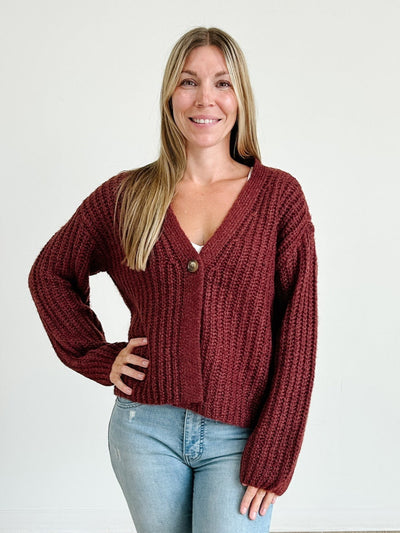 Single Button Cardigan