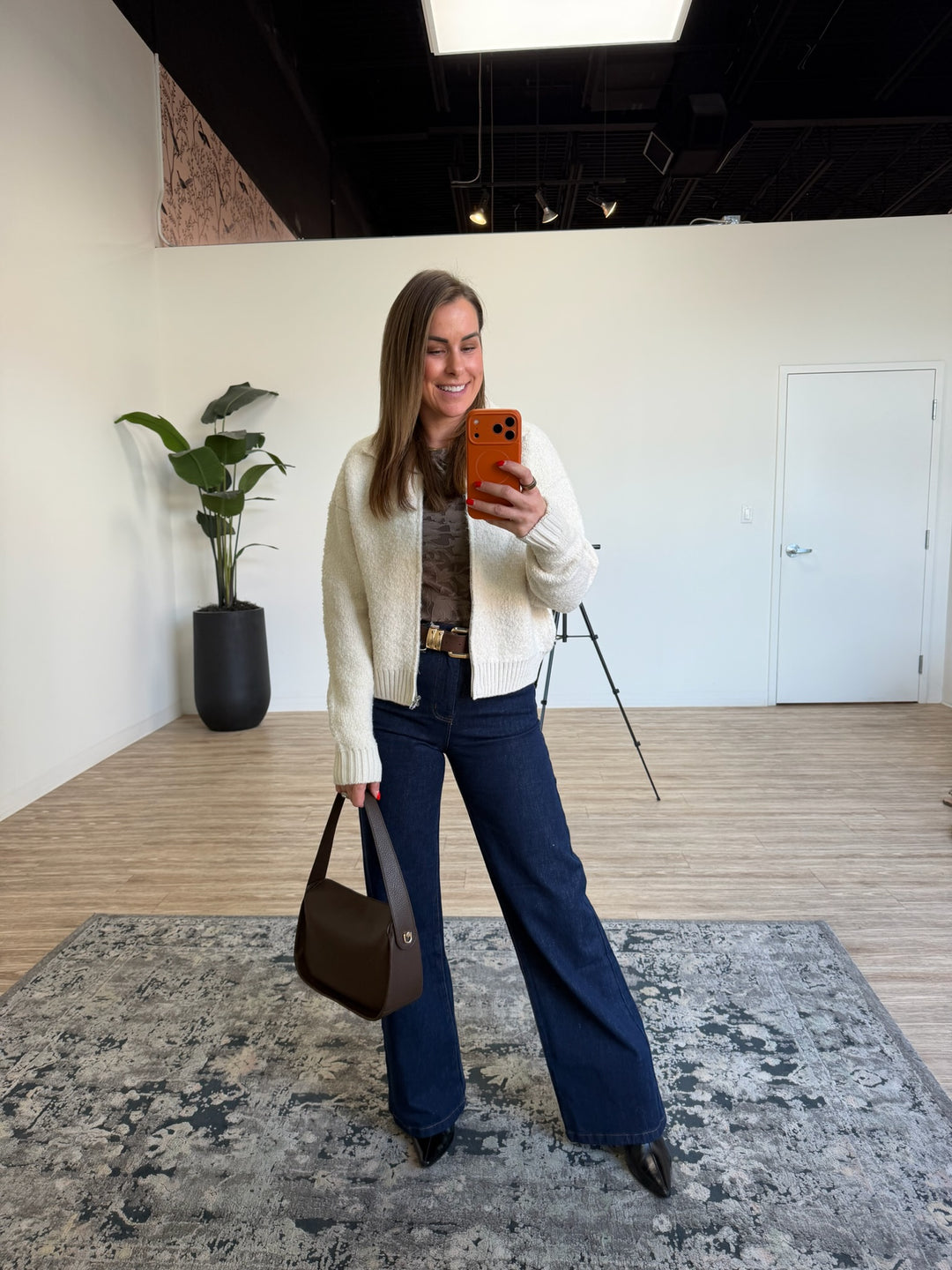 Wide Collar Cardigan