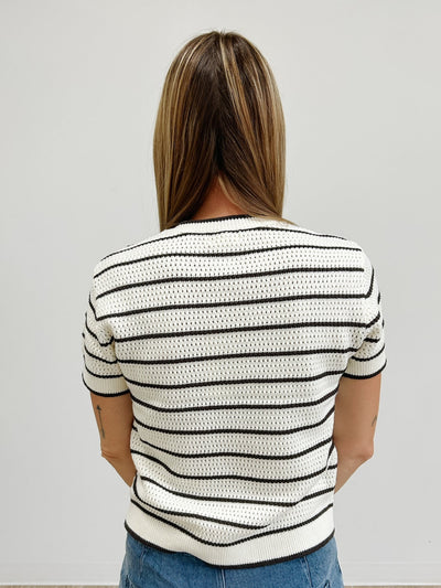 Short Sleeve Kittie Sweater
