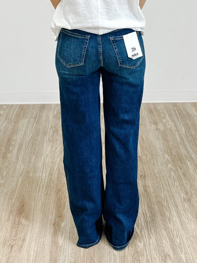 Mica Skater Jean Non-Distressed Denim in Dark Indigo