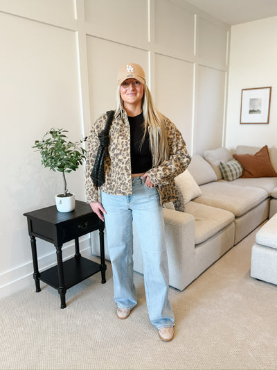 Free People Opal Swing Printed Denim Jacket