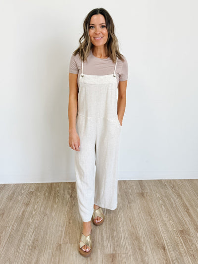 Logan Jumpsuit in Natural