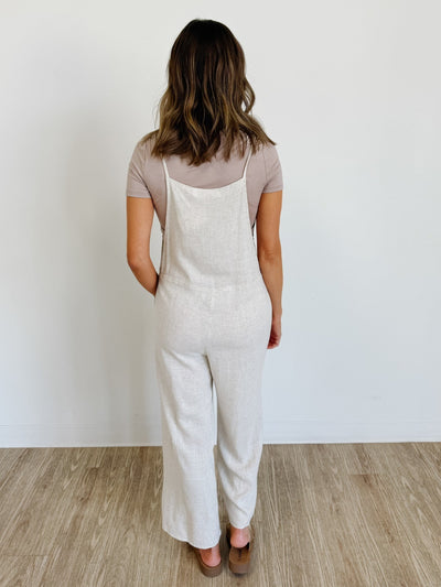 Logan Jumpsuit in Natural