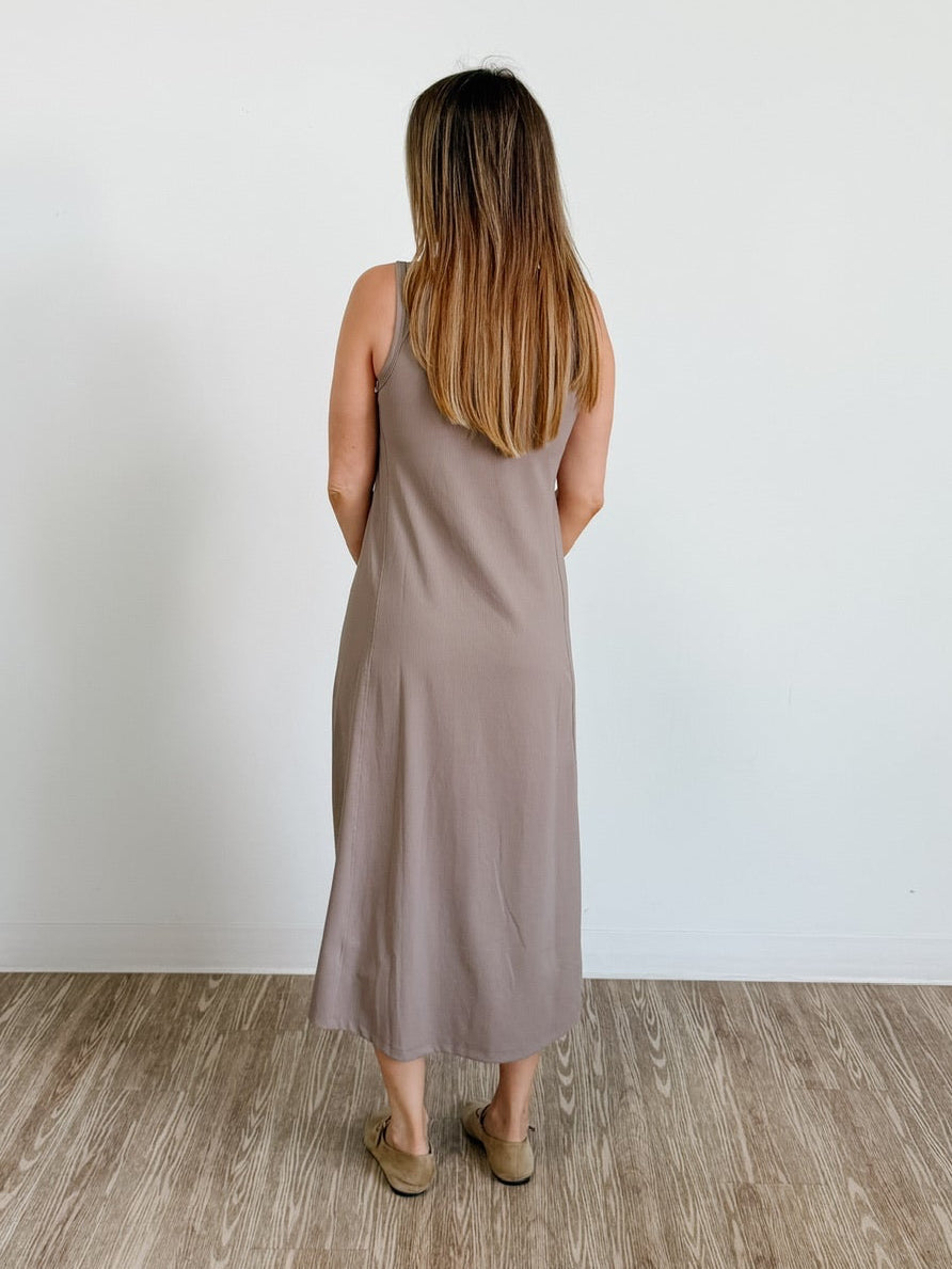 Prosper Dress in Mushroom