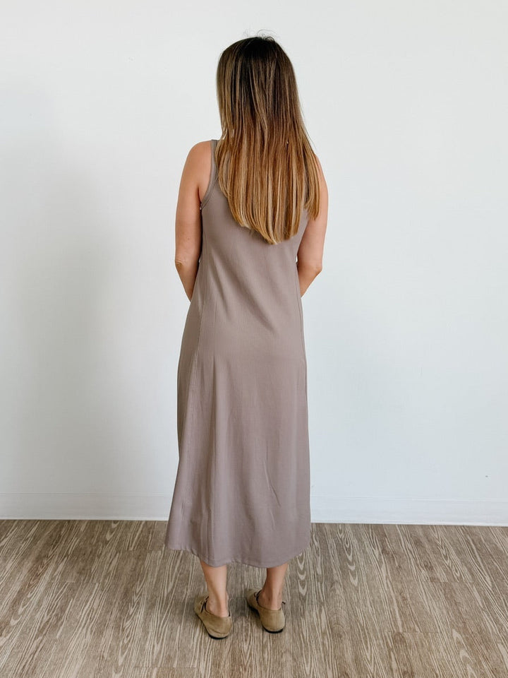 Prosper Dress in Mushroom