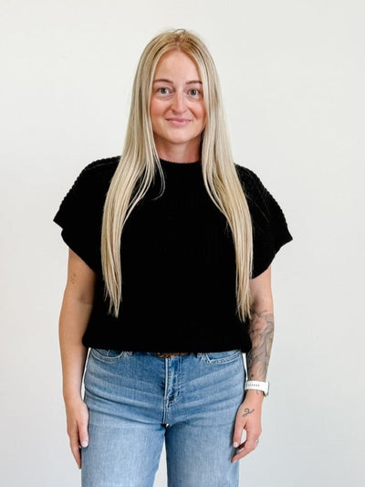 Short Sleeve Oversized Casual Sweater