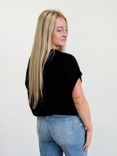 Short Sleeve Oversized Casual Sweater