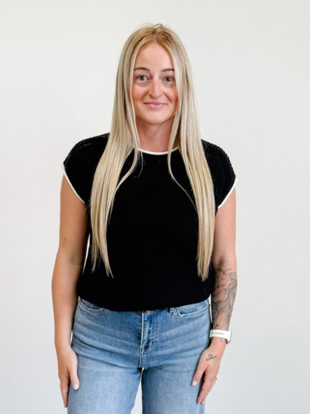 Sarah Top in Black