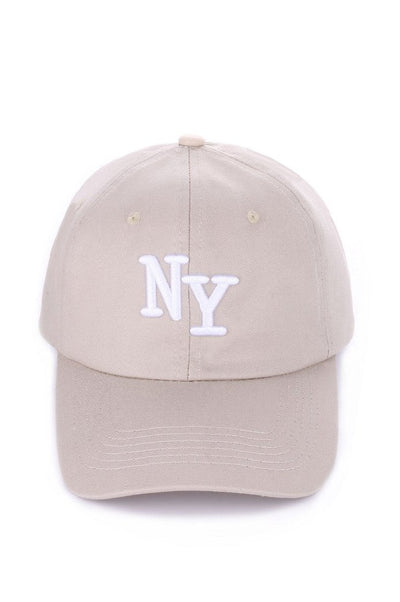 NY Embroidered Baseball Hat