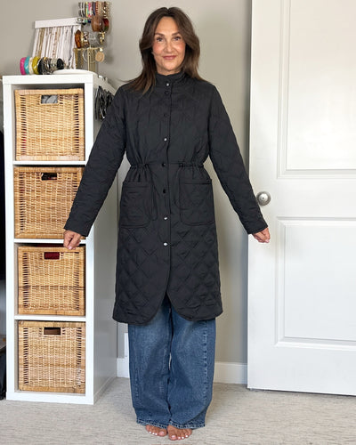 FB X CBSTYLED Valerie Long Quilted Jacket