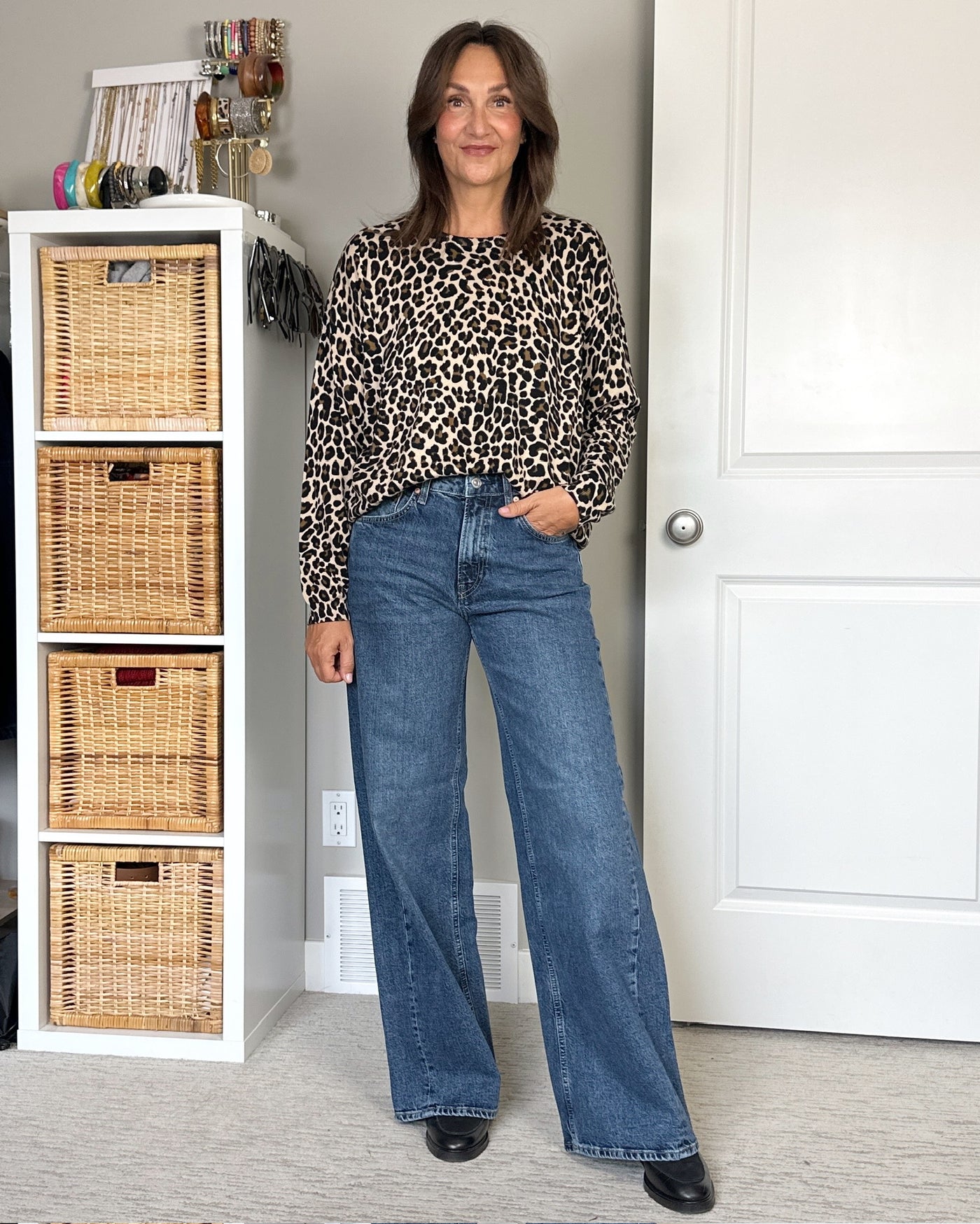 FB X CBSTYLED Siena High Rise Wide Leg Jean