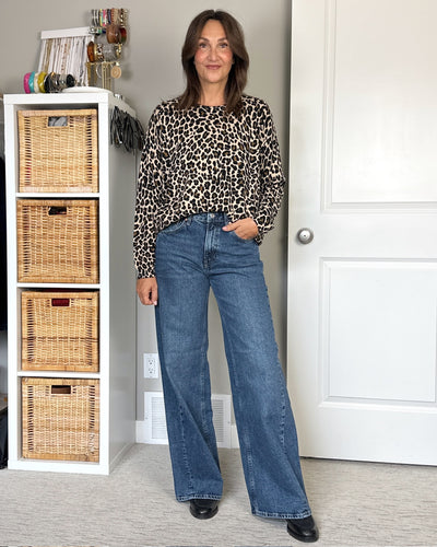 FB X CBSTYLED Siena High Rise Wide Leg Jean