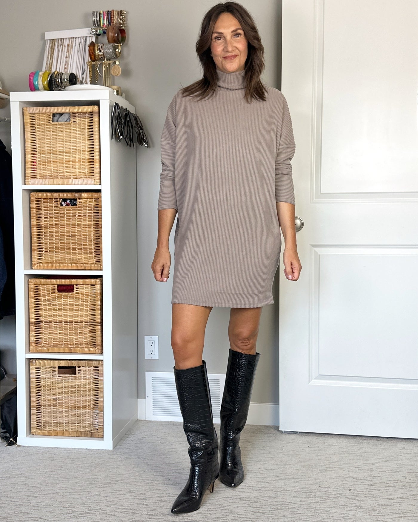 FB X CBSTYLED Thick Rib Cocoon Dress