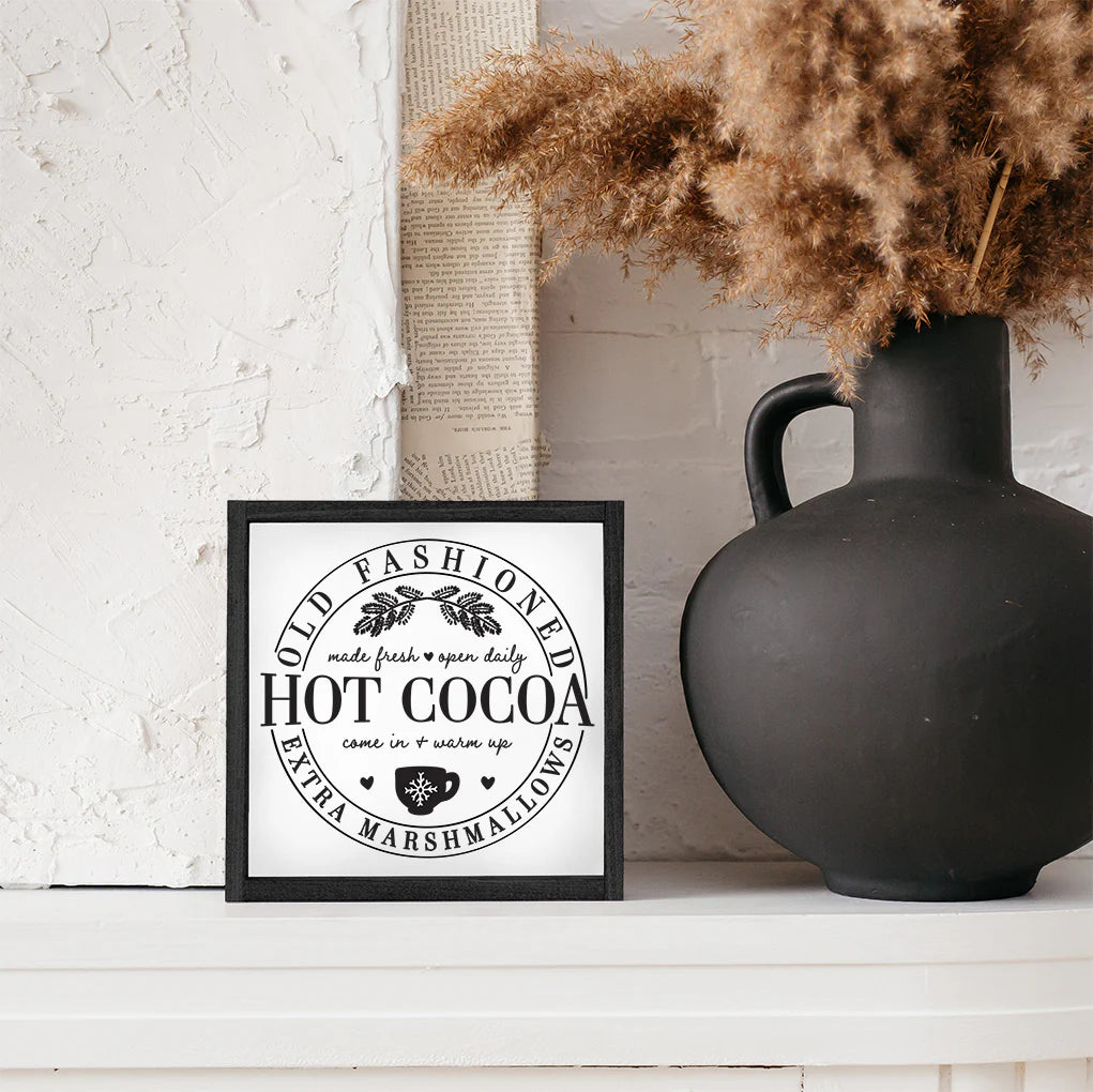 Hot Cocoa Wood Sign