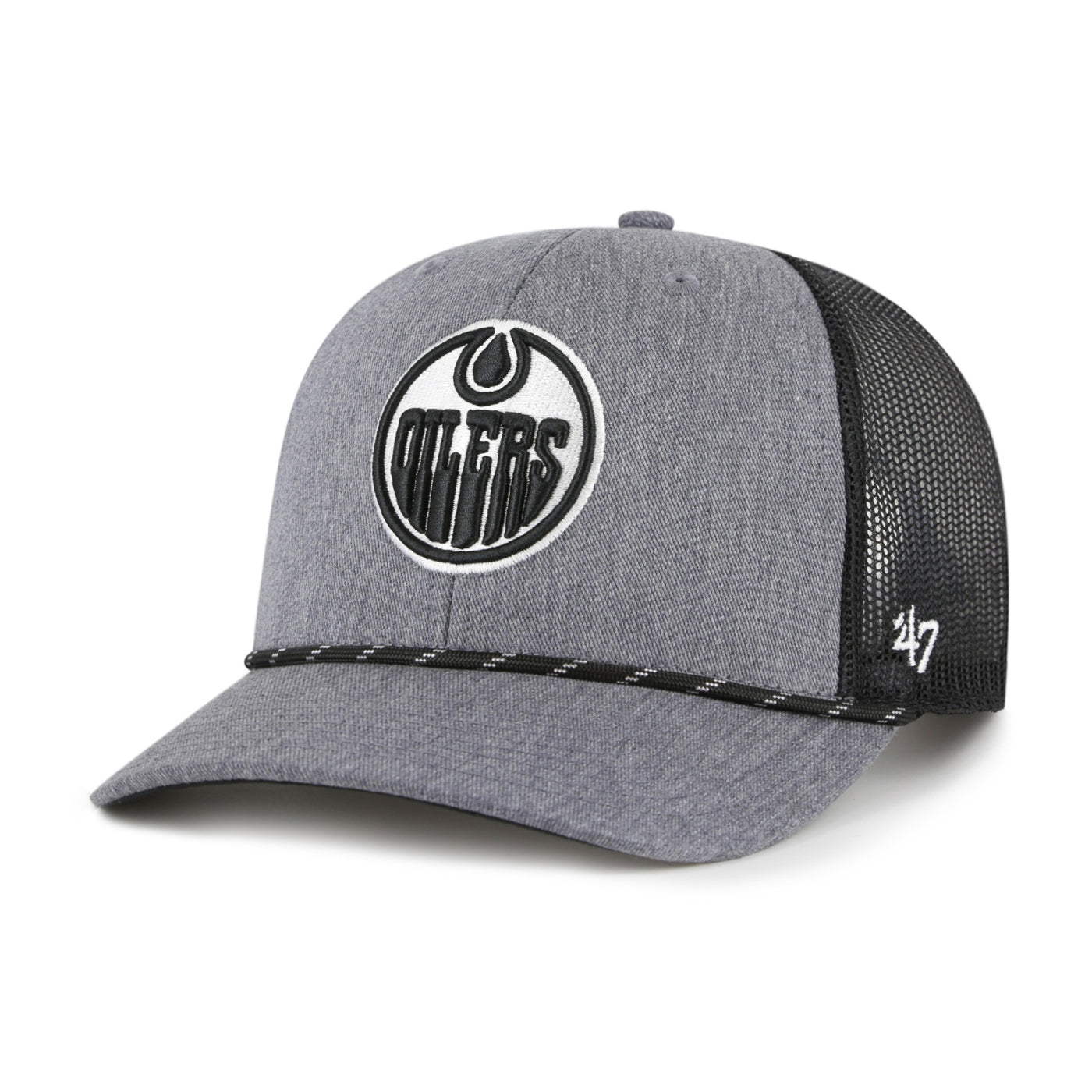 Edmonton Oilers '47 Trucker Hat in Carbon