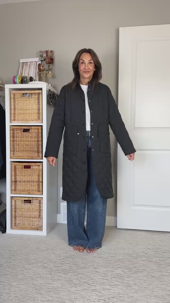 FB X CBSTYLED Valerie Long Quilted Jacket