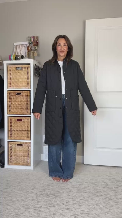 FB X CBSTYLED Valerie Long Quilted Jacket