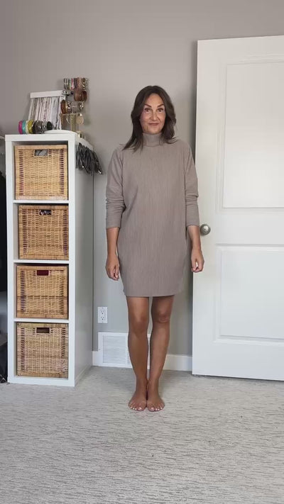 FB X CBSTYLED Thick Rib Cocoon Dress