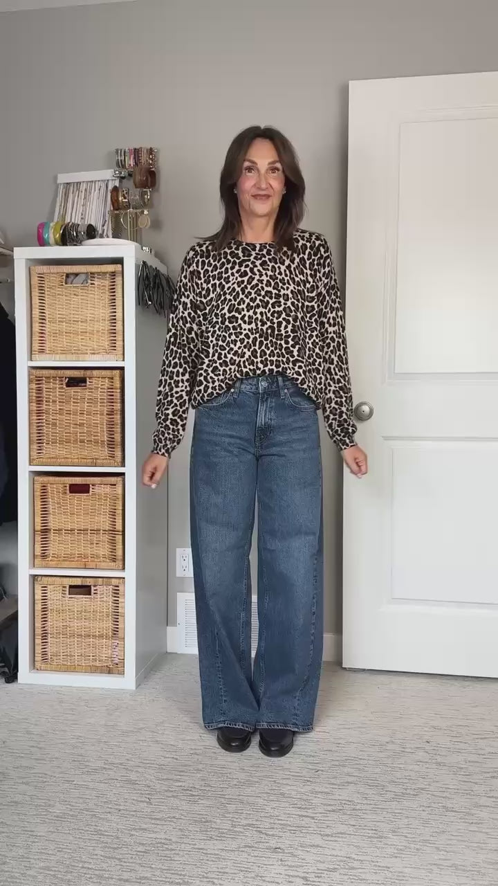 FB X CBSTYLED Siena High Rise Wide Leg Jean