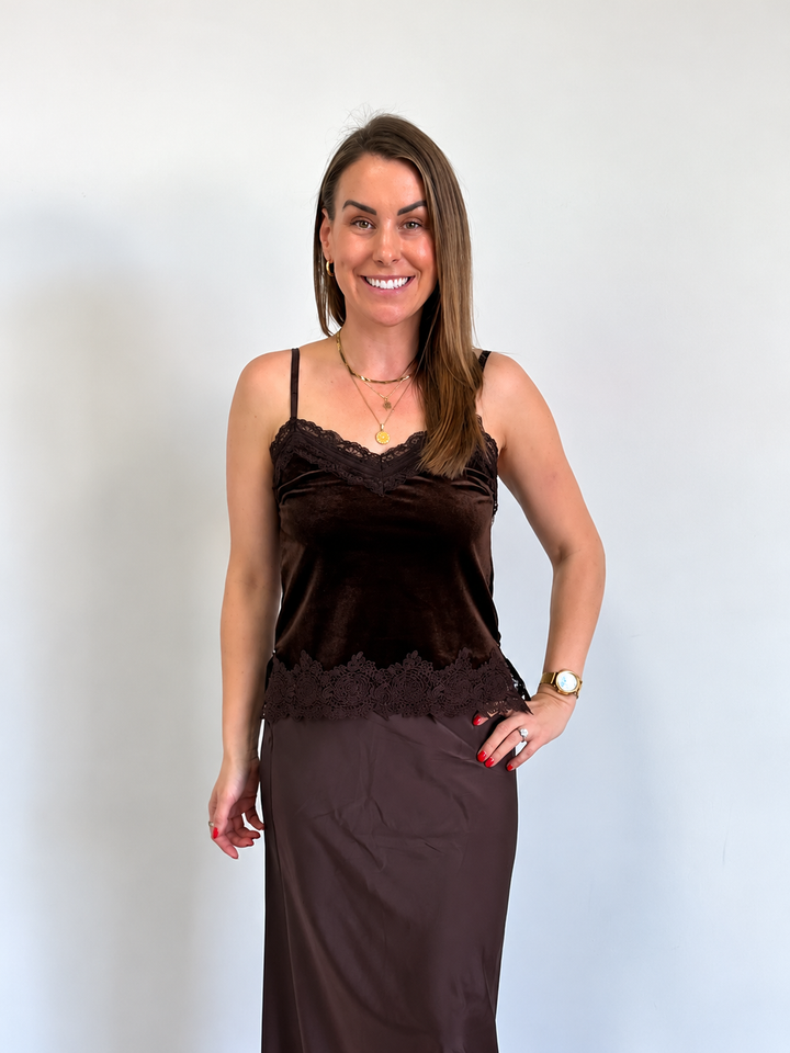Velvet Lace Cami